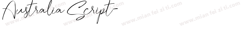 Australia Script字体转换